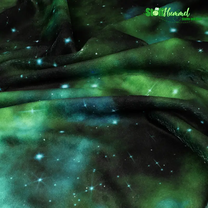 Minky Galaxy Green