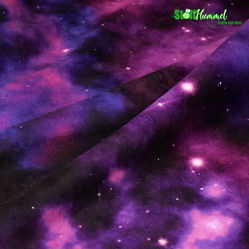 Minky Galaxy Purple
