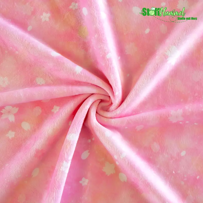 Minky - Sakura Flowers rosa