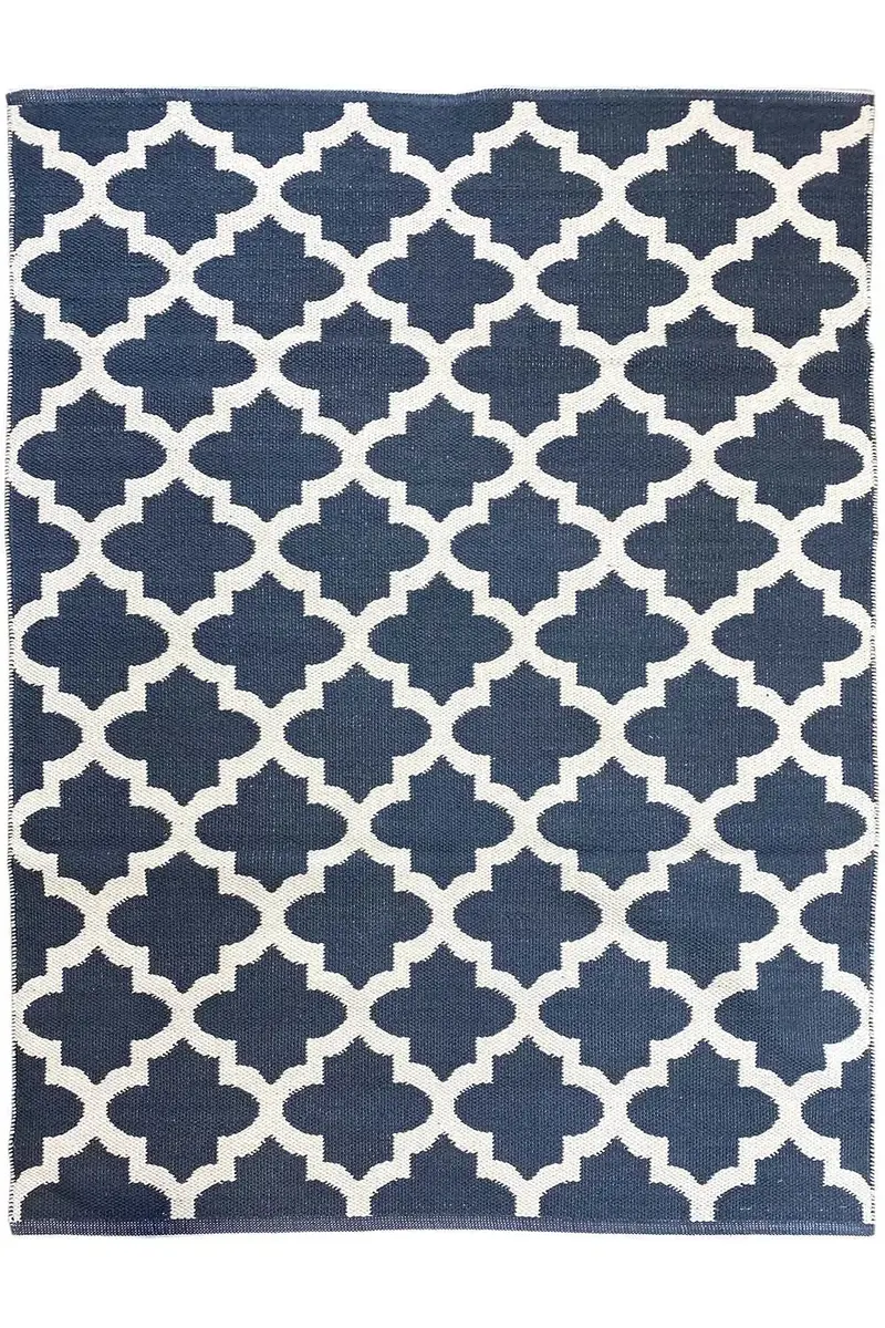 Moderner Kelim - Samak 03 Black