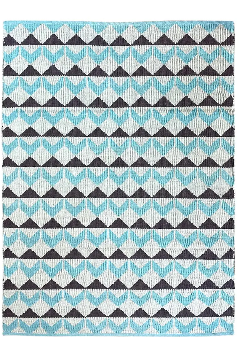 Moderner Kelim - Samak 05 Blue