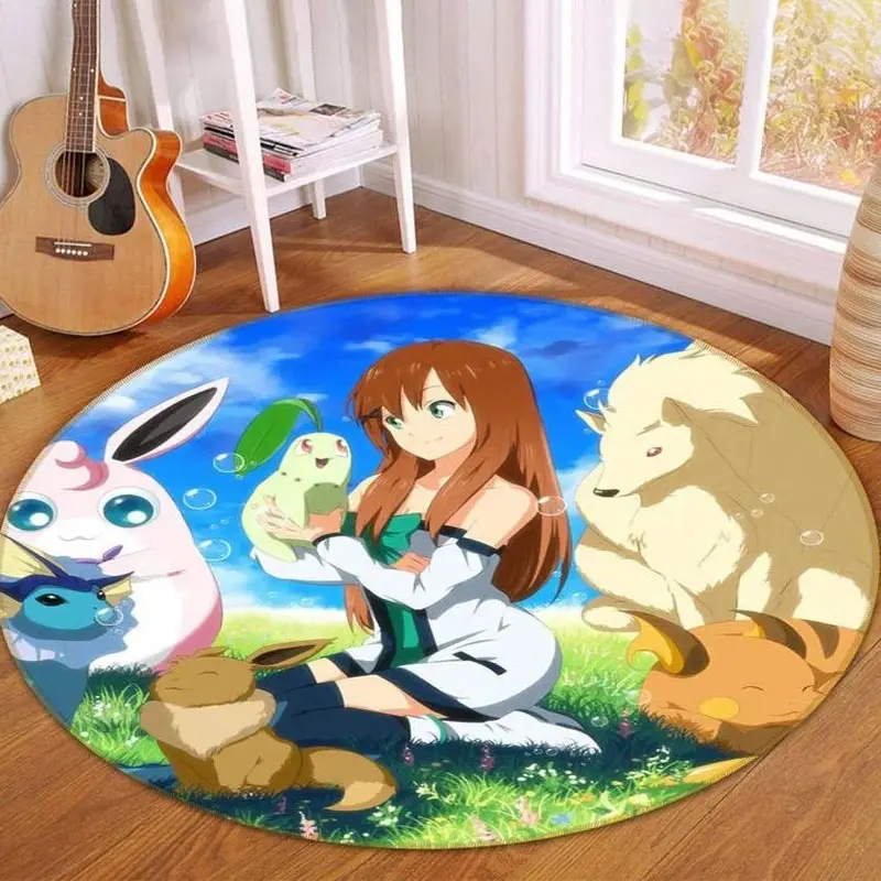 Pokemon anime 7 Round Teppich