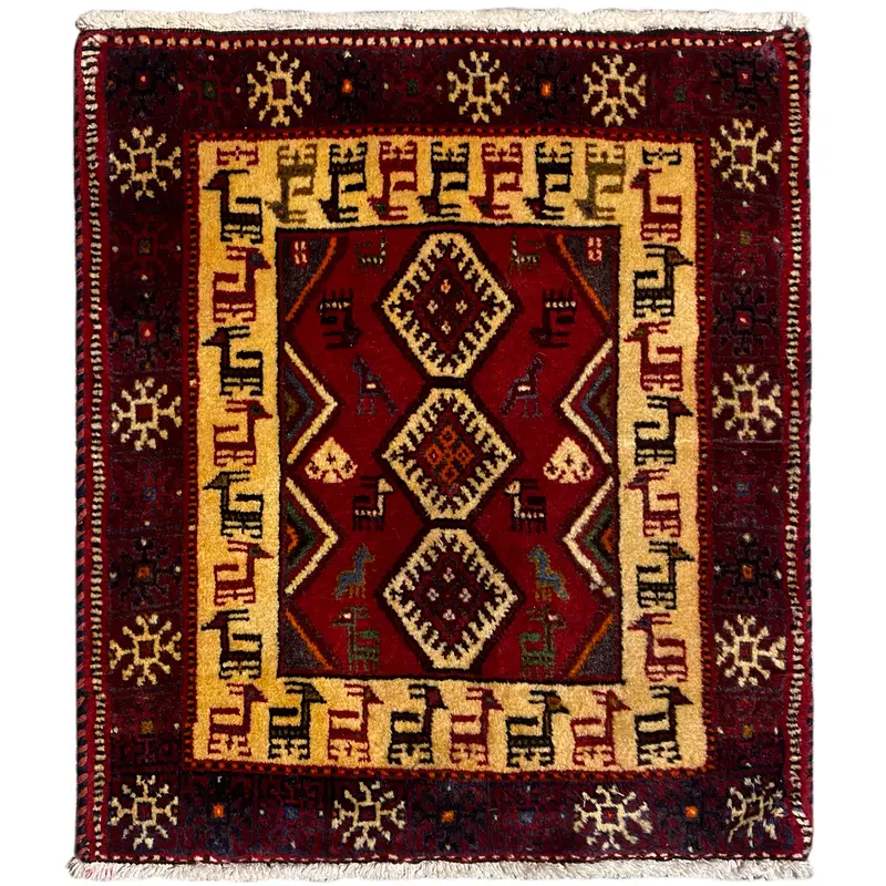 Poshti Teppich - 66x58 cm