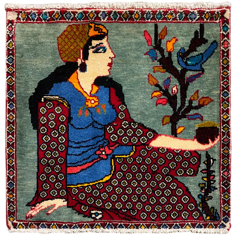 Poshti Teppich - 68x63 cm
