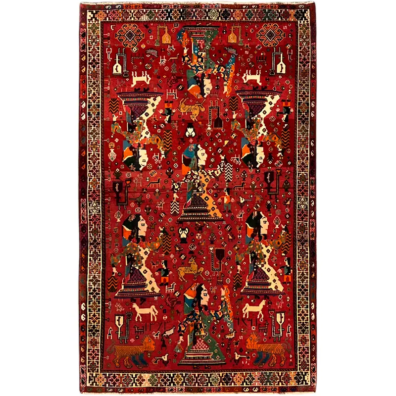 Qashqai Teppich 214x128 cm