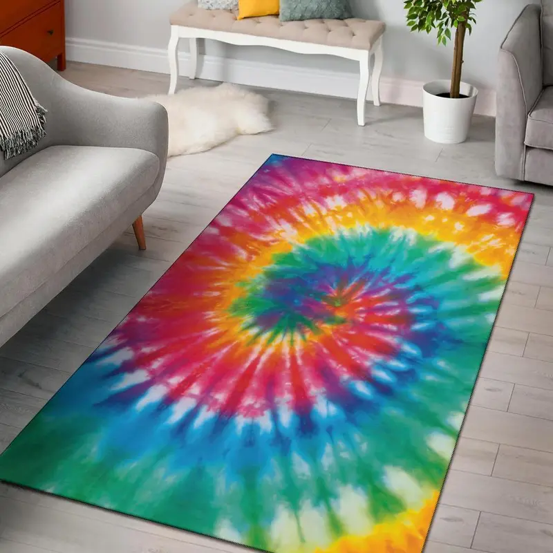 Rainbow Tie Dye Teppich