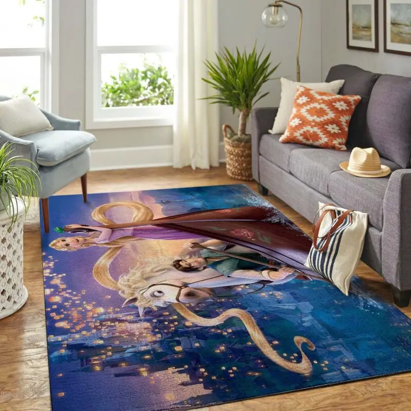 Rapunzel Und Elsa Disney Teppich 2