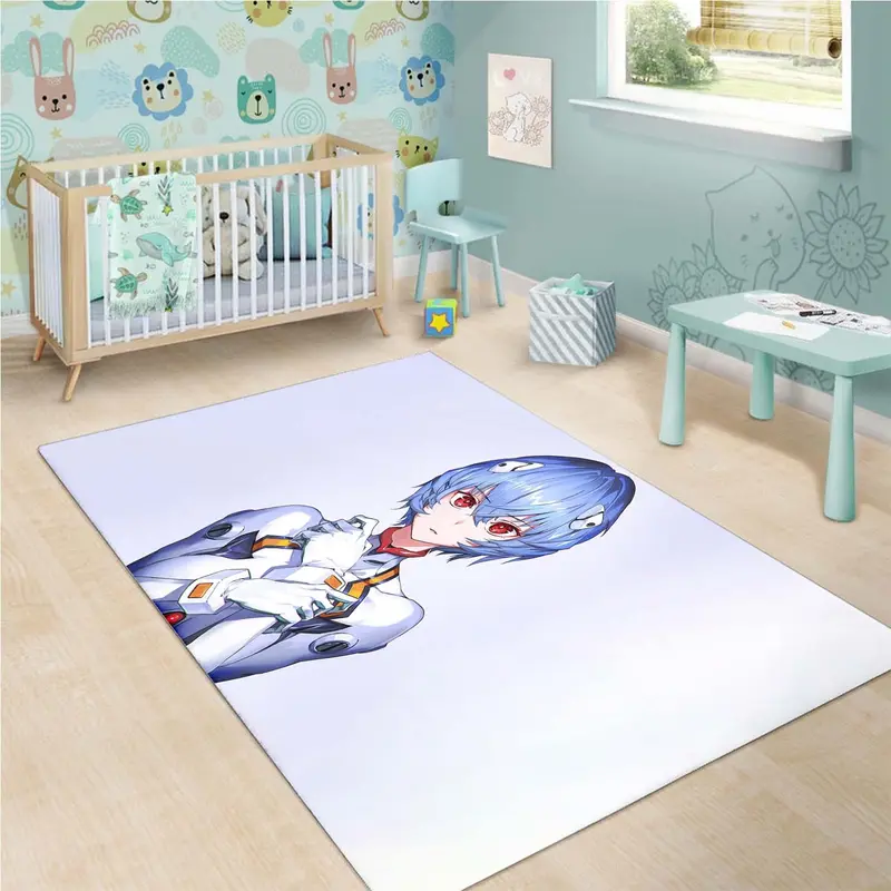 Rei Ayanami 5K Neon Teppich