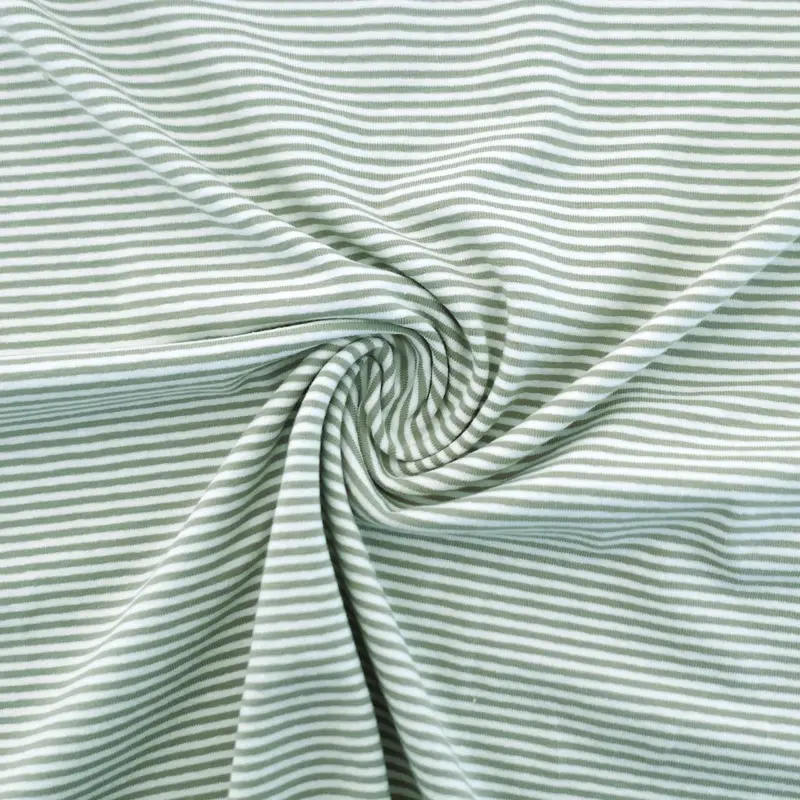 Ringeljersey 3mm, Streifen, Mint/Weiß, Meterware
