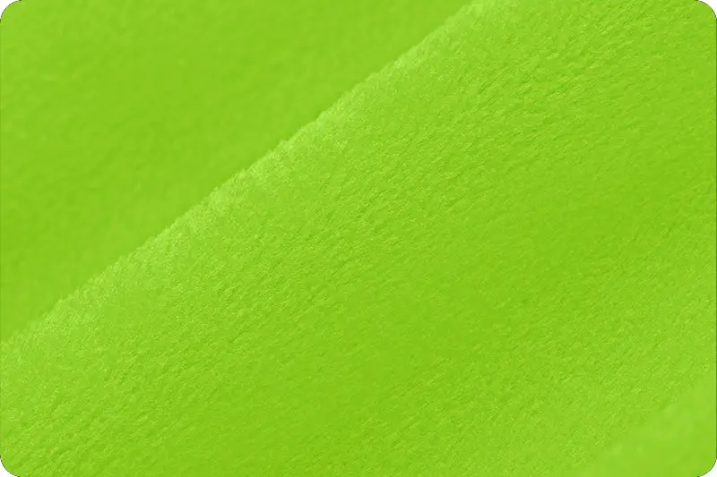 Shannon Minky Cuddle 3 - Dark Lime
