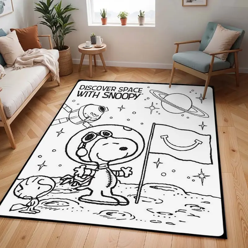 Snoopy entdeckt das Weltall Teppich - TOK
