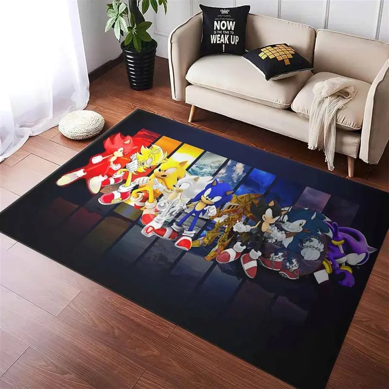 Sonic The Hedgehog Dekor Teppich
