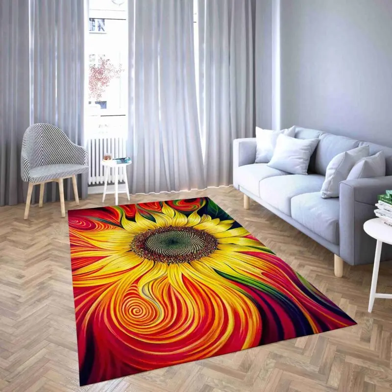 Sonnenblumenbilder Teppich