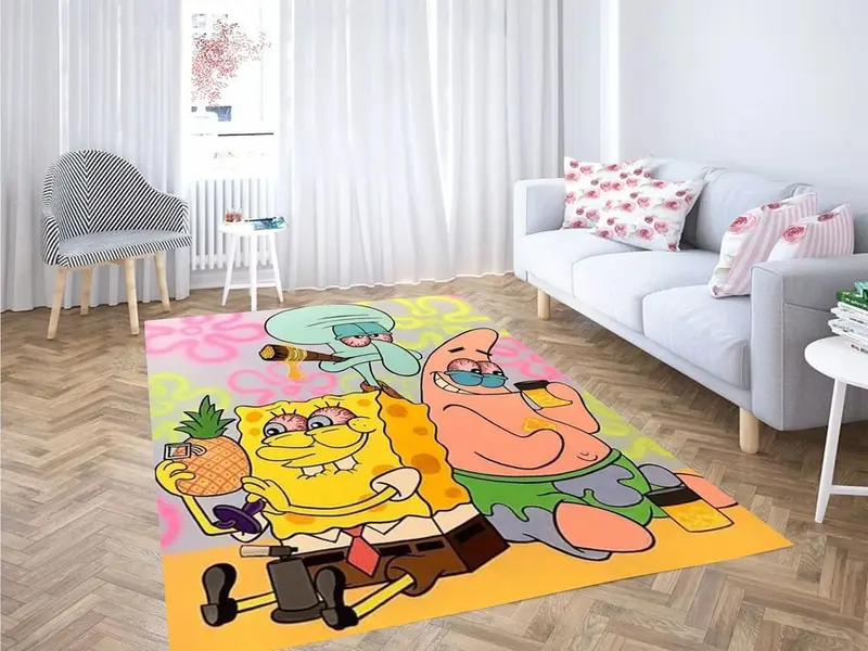SpongeBob Patrick und Thaddäus Teppiche
