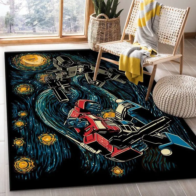Starry Battle Starry Art Teppich