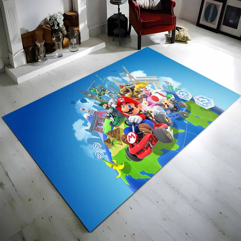 Super Mario Charaktere 10 Teppich
