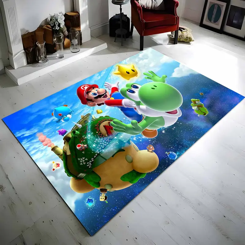 Super Mario Charaktere 3 Teppich