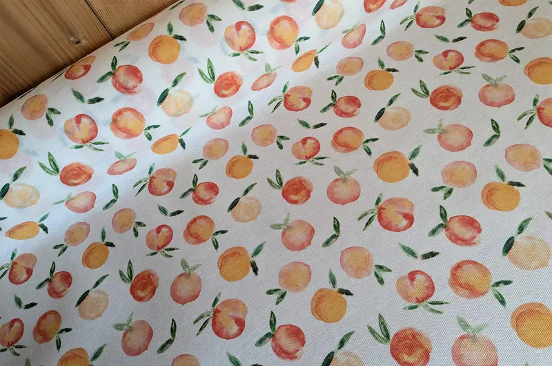 Tischdeckenstoff - Pfirsich *Ab 50cm