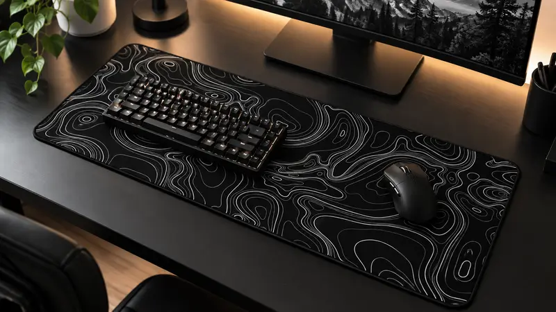 Topographic Desk Mat