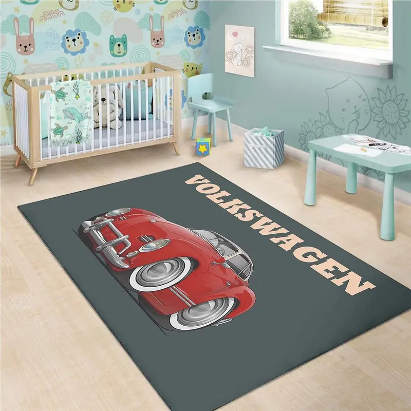 Volkswagen Car Art Teppich